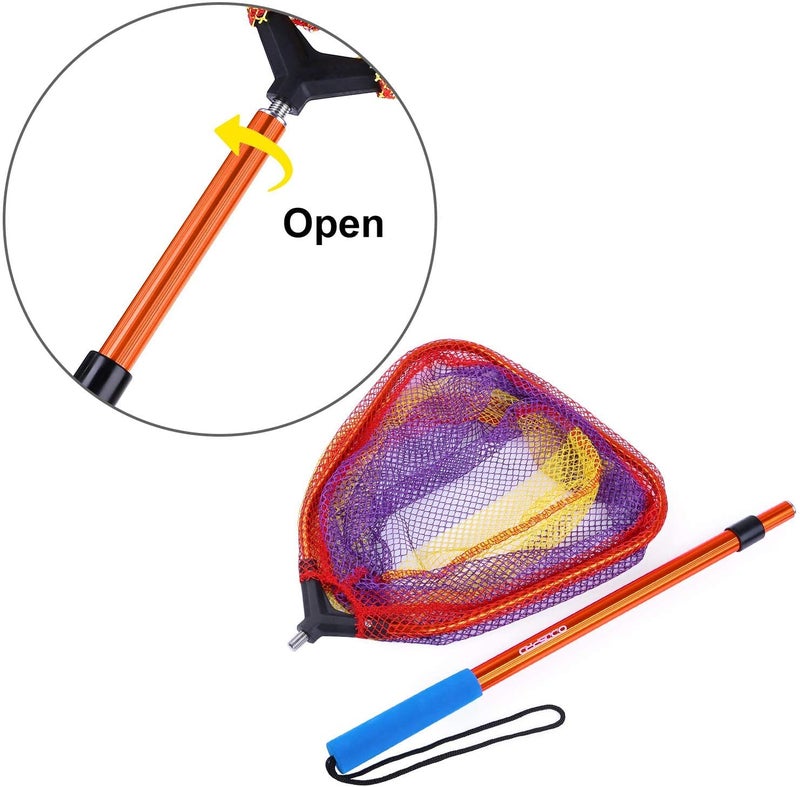 ODDSPRO Kids Fishing Net - Telescoping 11.4" Bait Net, Extends to 30" for Easy Catch and Release - Image 4